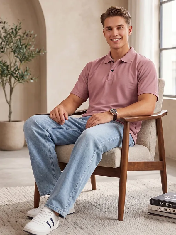ELVINO_Men's_Premium_Polo_T-Shirt_|_Closer_Stitch_Button_Design_|_Soft_Suppn_Matti_Fabric_|_Regular_Fit_Casual_Wear