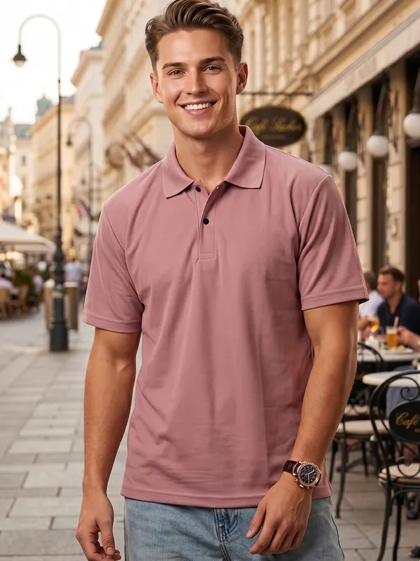 ELVINO_Men's_Premium_Polo_T-Shirt_|_Closer_Stitch_Button_Design_|_Soft_Suppn_Matti_Fabric_|_Regular_Fit_Casual_Wear