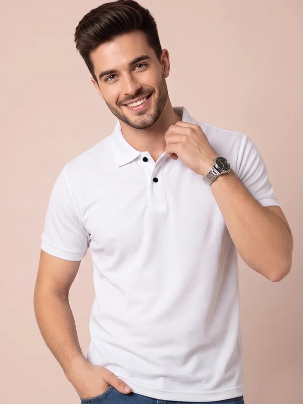 ELVINO_Men's_Premium_Polo_T-Shirt_|_Closer_Stitch_Button_Design_|_Soft_Suppn_Matti_Fabric_|_Regular_Fit_Casual_Wear