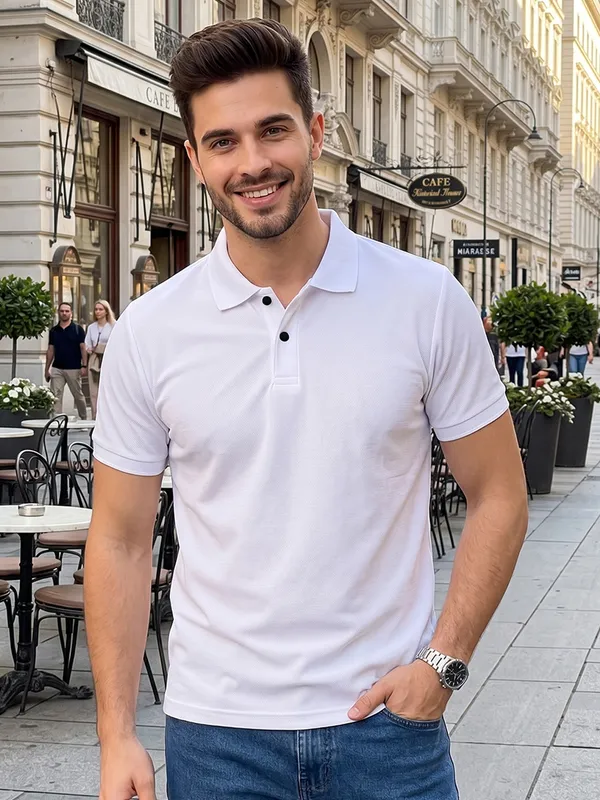 ELVINO_Men's_Premium_Polo_T-Shirt_|_Closer_Stitch_Button_Design_|_Soft_Suppn_Matti_Fabric_|_Regular_Fit_Casual_Wear