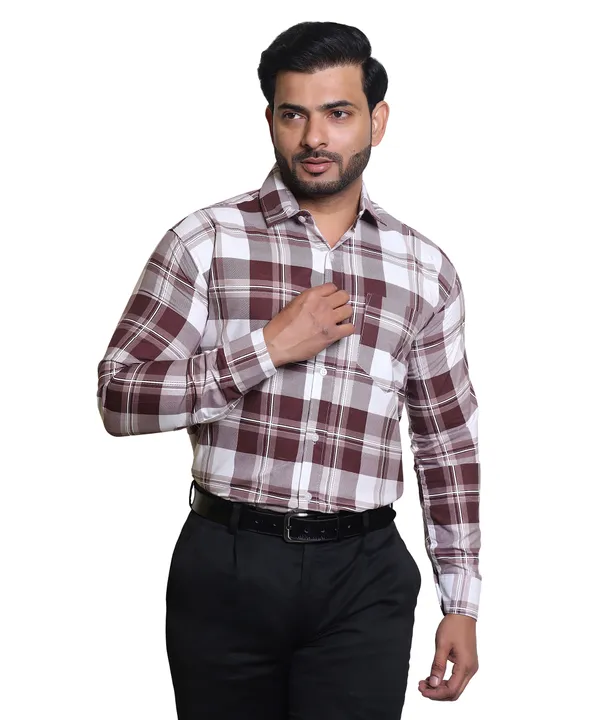 Mens_Check_Shirt__Casual_&_Formal_Wear_|_Full_Sleeve_Button-Down_Shirt