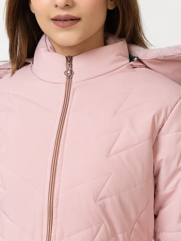 Womens_Quilted_Nylon_Winter_Jacket_-_Full_Sleeve_Hooded_Puffer_with_Zipper_Pockets