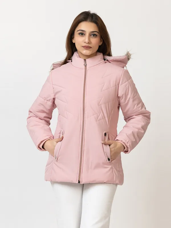 Womens_Quilted_Nylon_Winter_Jacket_-_Full_Sleeve_Hooded_Puffer_with_Zipper_Pockets