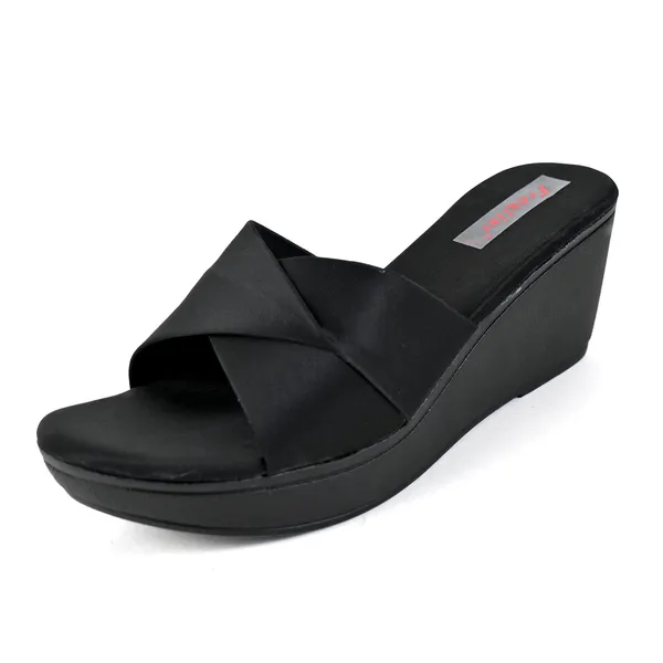 Black_Leather_Premium_Slipper_For_Women_&_Girls