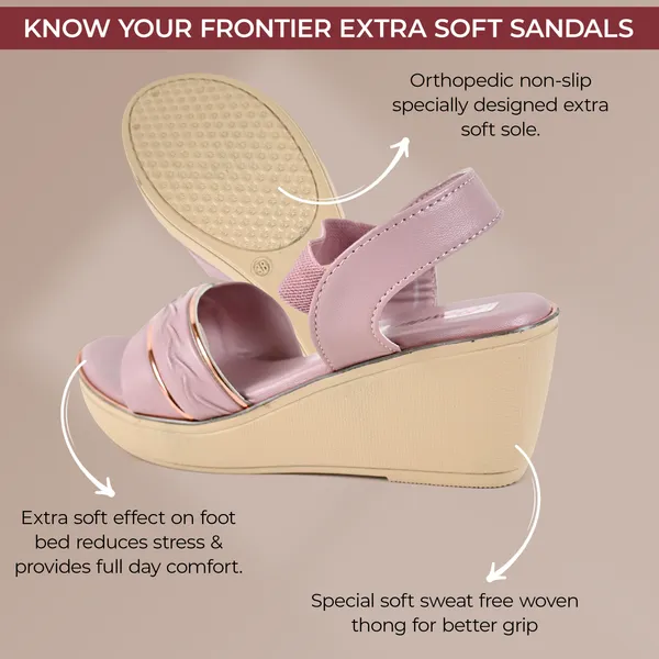 Elegant_Peach_Leather_Premium_Sandals_For_Women_&_Girls