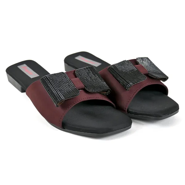 Brown_Leather_Premium_Butterfly_Flat_Slipper_For_Women_&_Girls