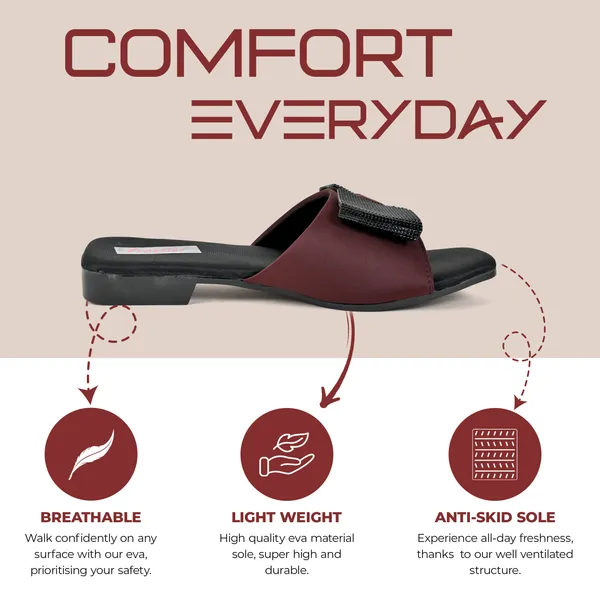 Brown_Leather_Premium_Butterfly_Flat_Slipper_For_Women_&_Girls