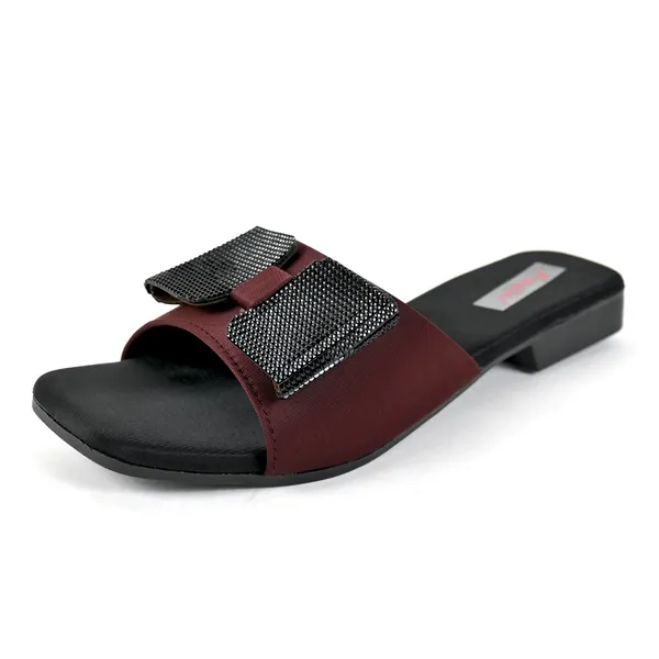 Brown_Leather_Premium_Butterfly_Flat_Slipper_For_Women_&_Girls