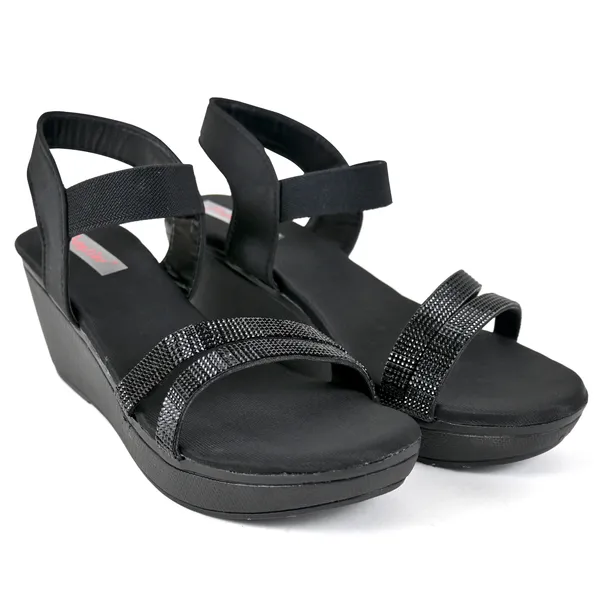 Black_Leather_Premium_Sandals_For_Women_&_Girls