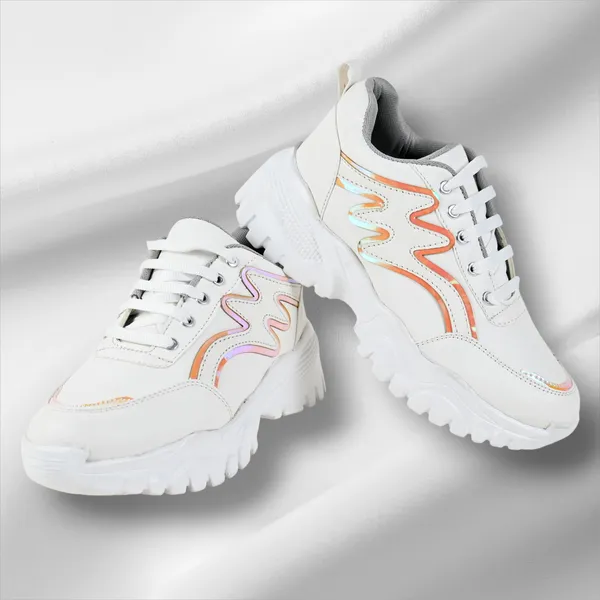 White_Pvc_Premium_Shoes_For_Women_&_Girls