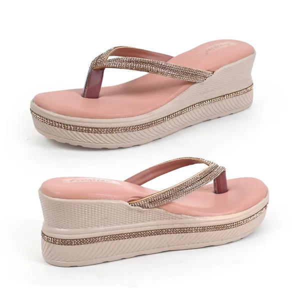 Elegant_Peach_Fancy_Slipper_For_Girls