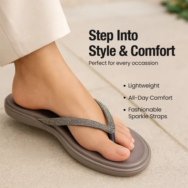 Elegant_Grey_Fancy_Slipper_For_Girls