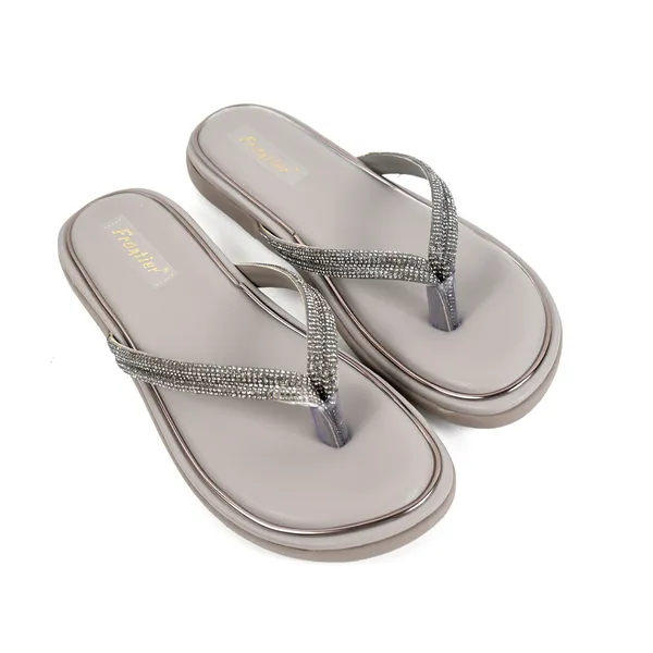Elegant_Grey_Fancy_Slipper_For_Girls