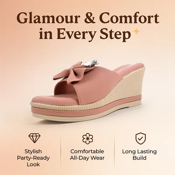 Elegant_Peach_Flower_Strep_Slipper_For_Girls