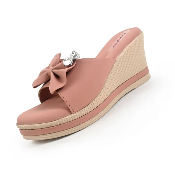 Elegant_Peach_Flower_Strep_Slipper_For_Girls