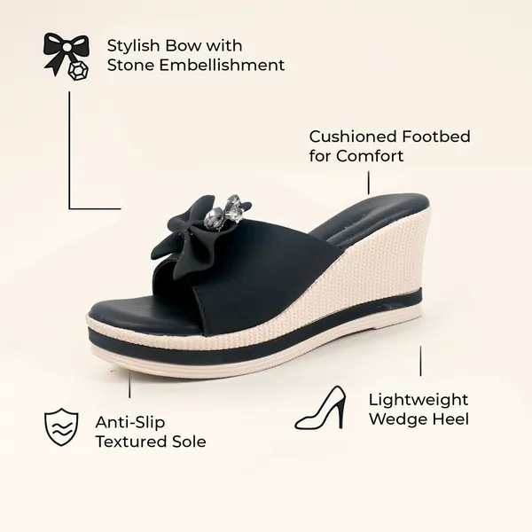 Elegant_Black_Flower_Styli_Slipper_For_Girls