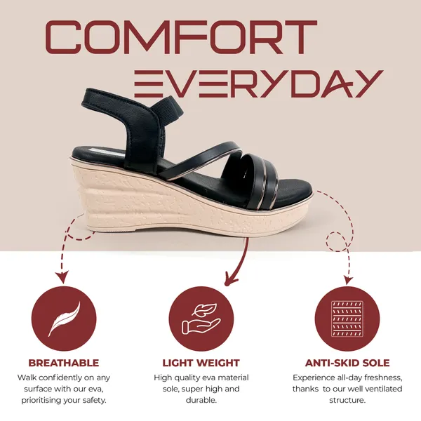 Black_Leather_Premium_Sandals_For_Women_&_Girls