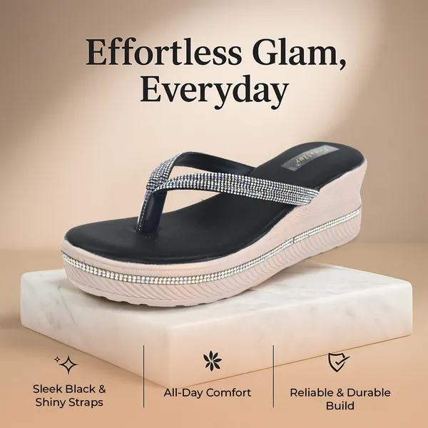 Elegant_Black_Fancy_Slipper_For_Girls