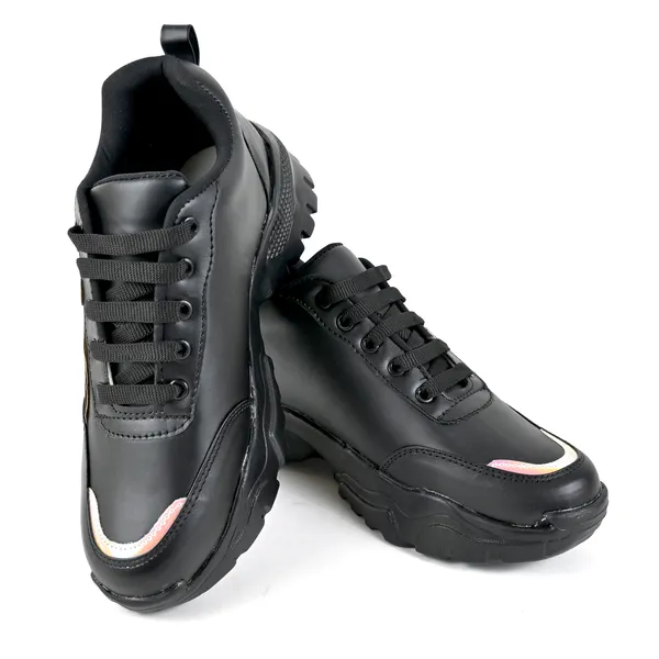 Black_Pvc_Premium_Shoes_For_Women_&_Girls
