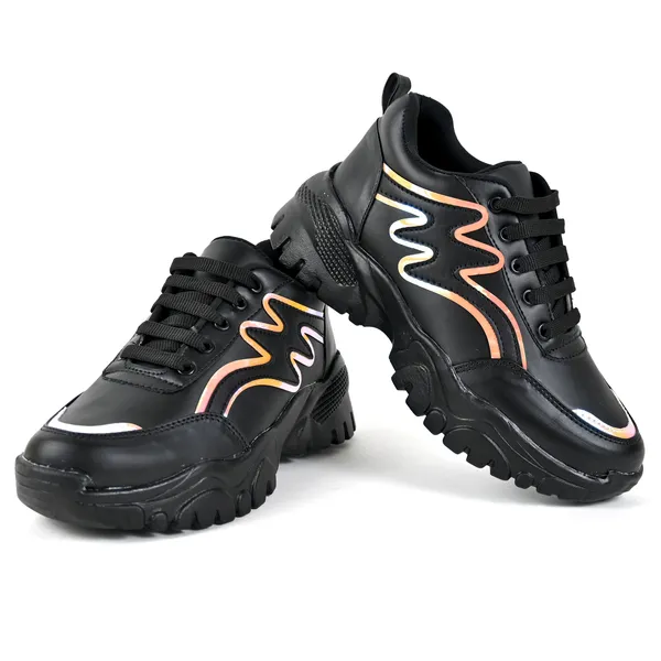 Black_Pvc_Premium_Shoes_For_Women_&_Girls