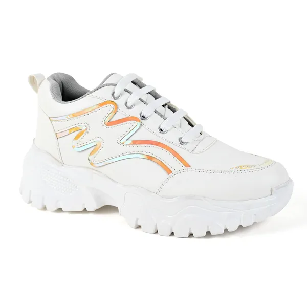 White_Pvc_Premium_Shoes_For_Women_&_Girls