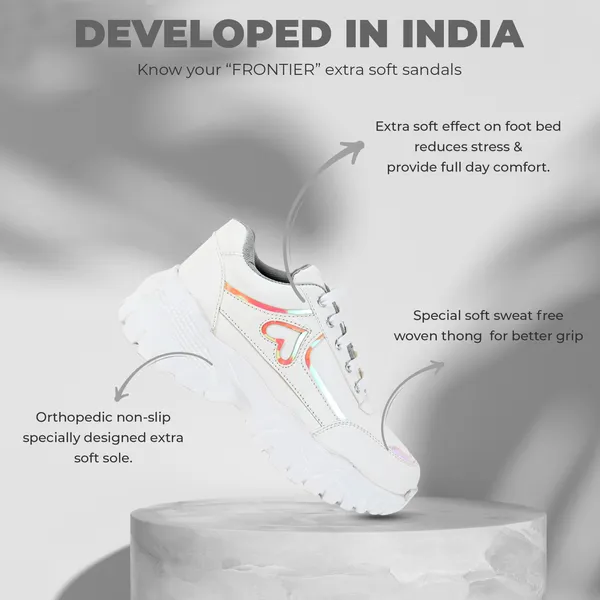 White_Pvc_Premium_Heart_Style_Shoes_For_Women_&_Girls