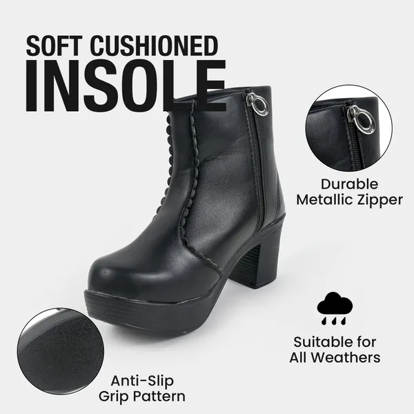 Elegant_Black_Silver_Bakkal_Stylish_Long_Shoes_For_Girls