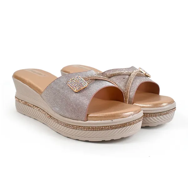 Elegant_Peach_Silver_Strep_Fancy_Slipper_For_Girls