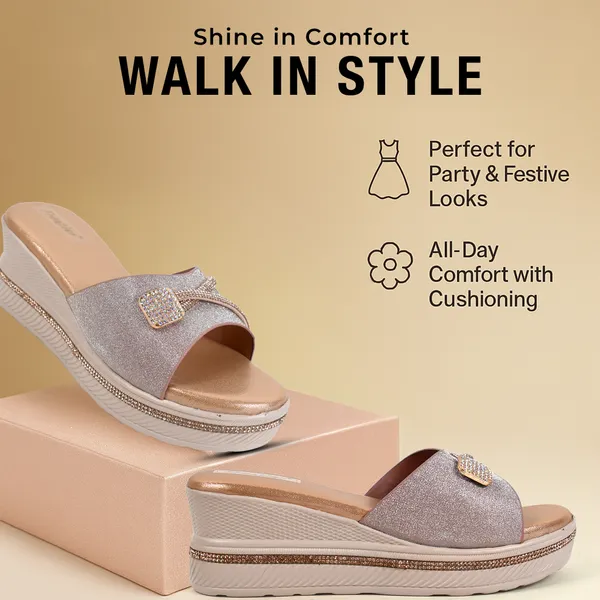 Elegant_Peach_Silver_Strep_Fancy_Slipper_For_Girls