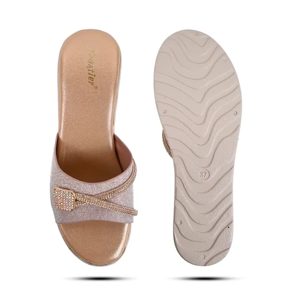 Elegant_Peach_Silver_Strep_Fancy_Slipper_For_Girls