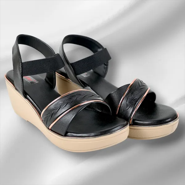Black_Leather_Premium_Sandals_For_Women_&_Girls
