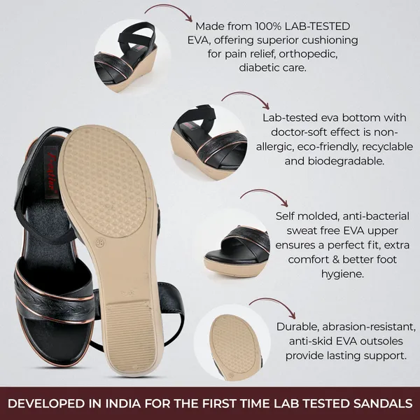 Black_Leather_Premium_Sandals_For_Women_&_Girls