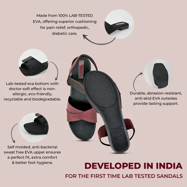 Black_Leather_Premium_Sandals_For_Women_&_Girls