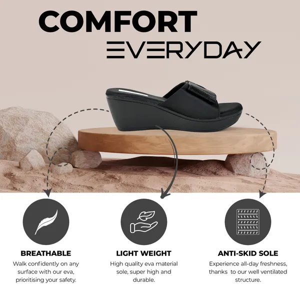 Black_Leather_Premium_Butterfly_Slipper_For_Women_&_Girls