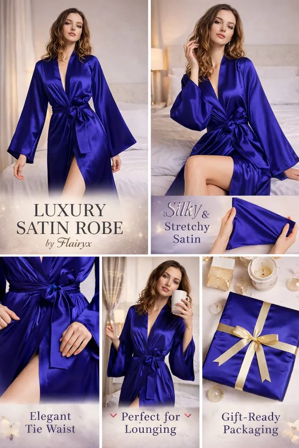 Flairyx_Luxury_Blue_Satin_Robe_Dress
