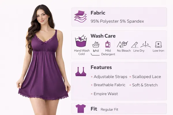Lush_Lavender_Lace_Babydoll_Night_Dress