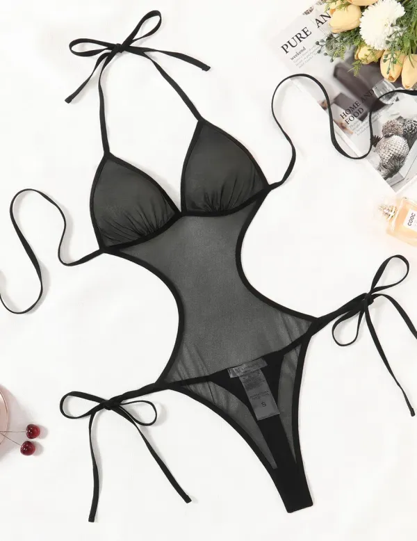 Sultry_Halter_Mesh_Cut-Out_Teddy_Lingerie_Bodysuit