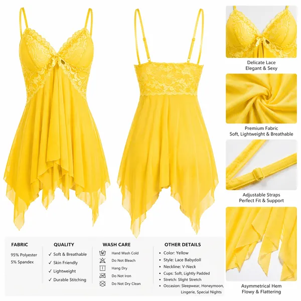 Sunshine_Lace_Babydoll_Nightdress
