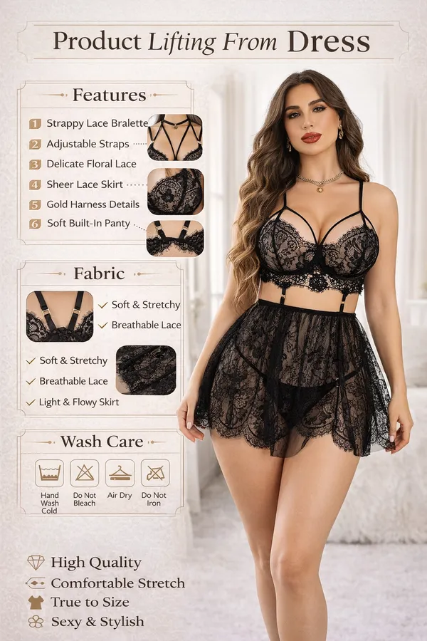 Black_Curvy_Babydoll_Lingerie_Set_For_Women