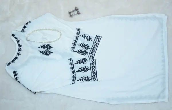 White_Rayon_Chikankari_Co-Ord_Set_For_Women