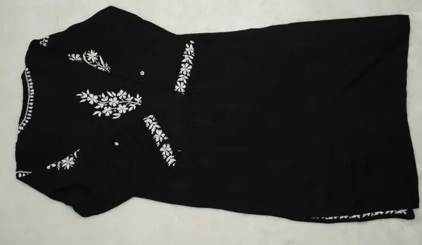 Black_Modal_Long_Chikankari_Kurta_For_Women