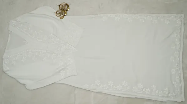 White_Rayon_Long_Chikankari_Kurta_For_Women