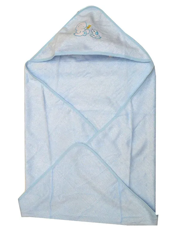 Blue_Extra_Soft_100%_Bamboo_Fiber_Baby_Bath_Towel75X75_Cms