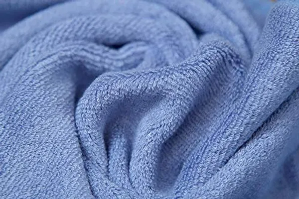 Bamboo_Bath_Towel_Ultra_Absorbent_4X_Softer_Than_Cotton_Towels-__Pack_of_2_Blue_Embroidery_Bath,_Hand_and_Face_Towel_Set