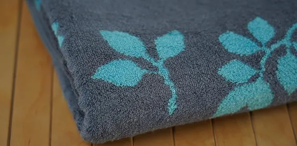 Blue_Bamboo_Fiber_Bath_&_Hand_Towel_Set