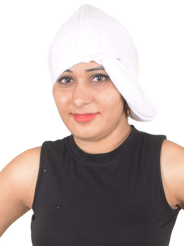 Pink_100%_Bamboo_Fiber_Hair_Wrap/Quick_Drying_Hooded_Towel