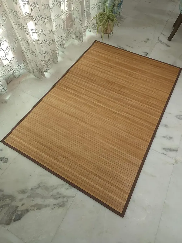 Bamboo_Floor_Carpet/Living_Room_Carpet/Dining_Room_Striped_Carpet_Brown