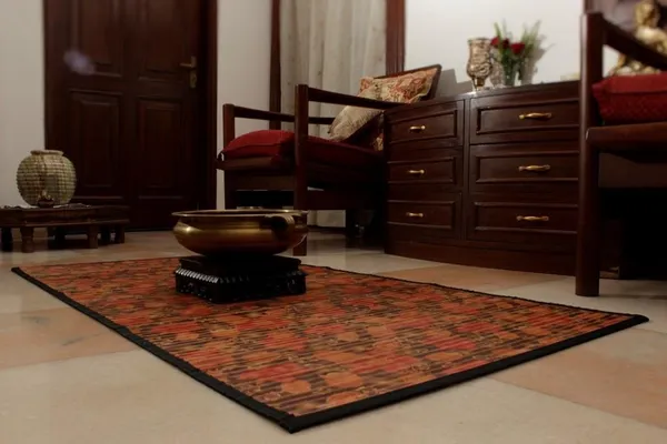 Black_Bamboo_Carpet/Small_Mat/_Temple_Mat_Persian_Style