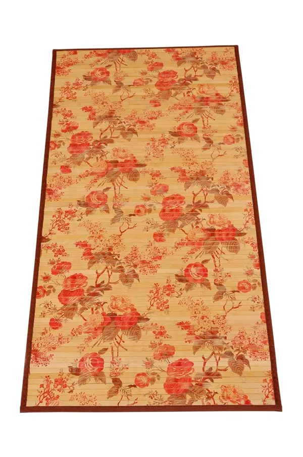 Multicolor_Bamboo_Carpet_For_Hall/Room/Bedroom/Diwali_Gift/Rose_Flower_Carpet/Medium_Floor_Mat_5_X_2.5_Ft