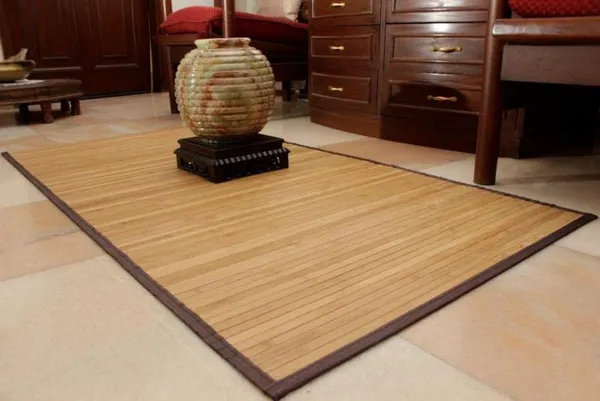 Dark_Brown_Bamboo_Carpet_For_Bedside/Balcony_Carpet